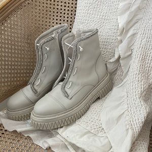 Schutz size 8 jeweled bootie